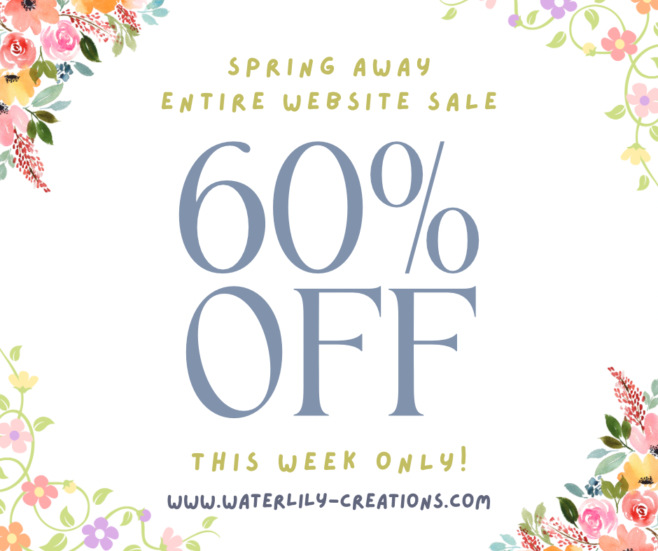 This Weeks Product Highlight…….Entire Website Sale!