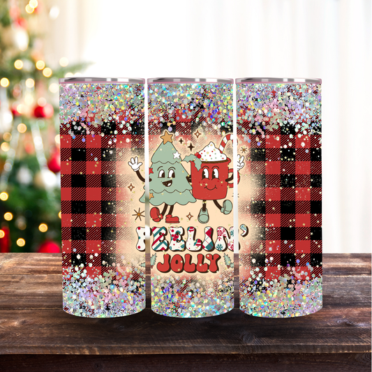 Feelin' Jolly 20oz Skinny Stainless Tumbler