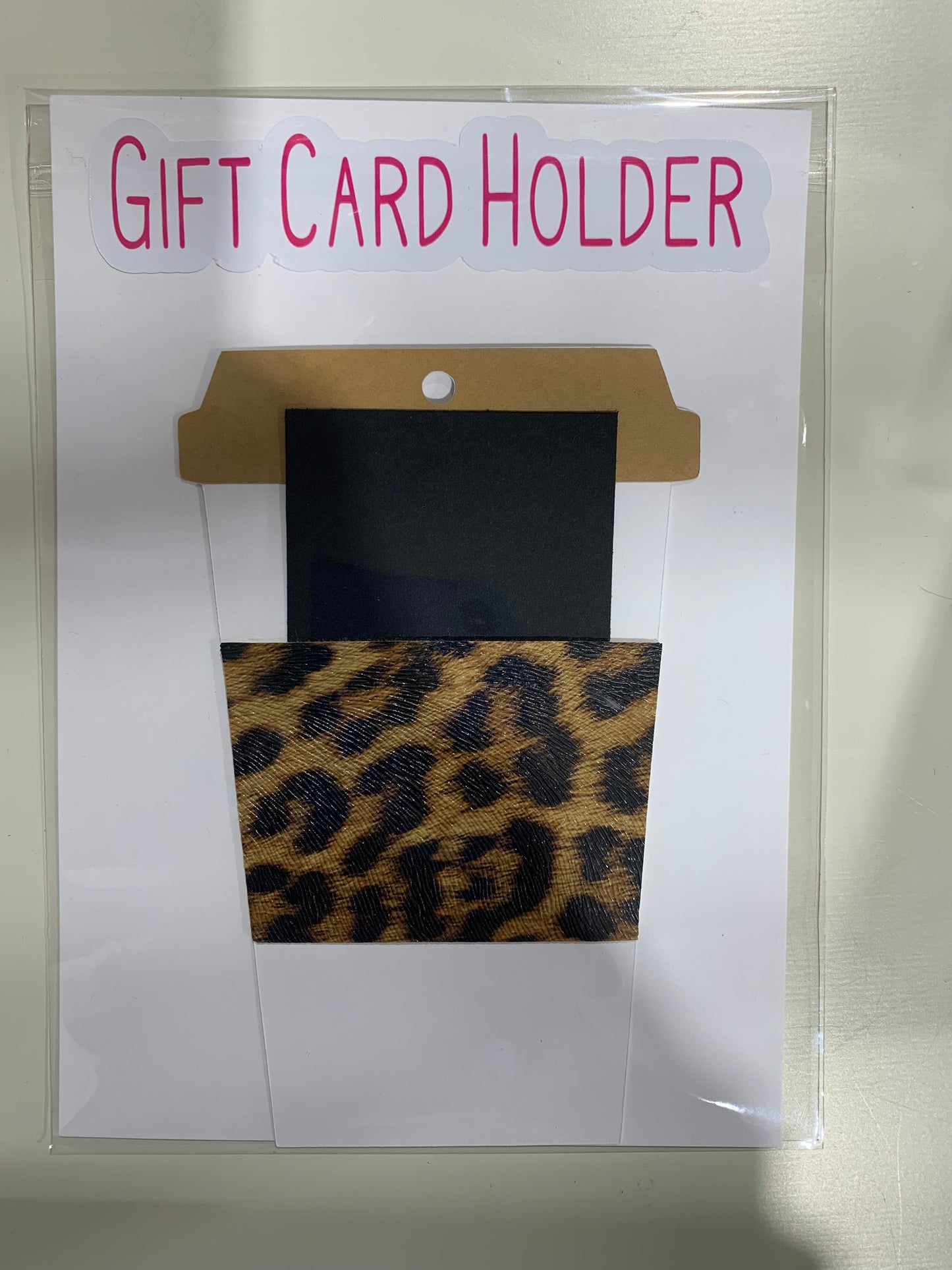 Faux Leather Gift Card Holders